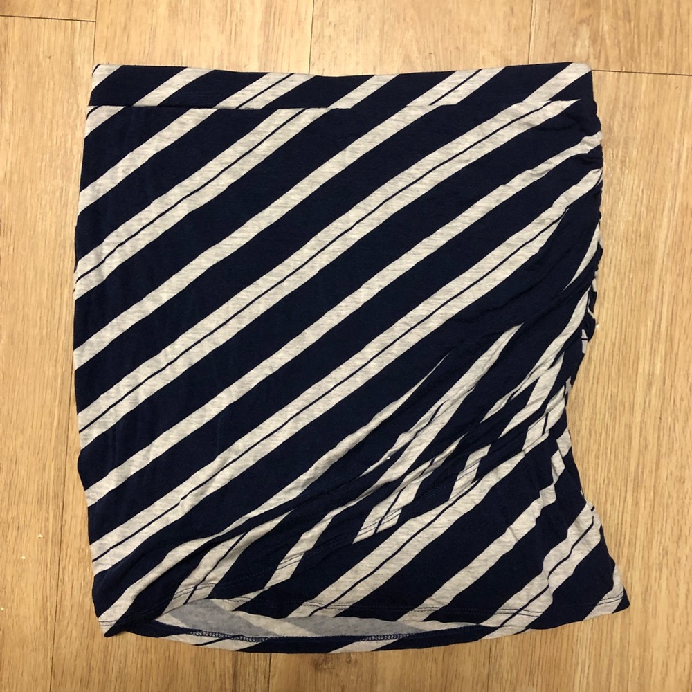 Victoria’s Secret Cinched Blue & Grey skirt Sz S